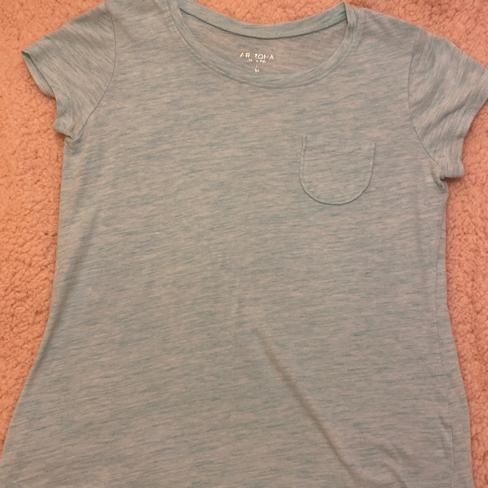 Blue shirt with pocket